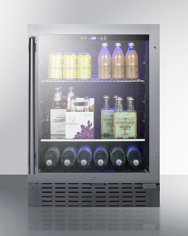 Built-In Beverage Cooler, Stainless Steel