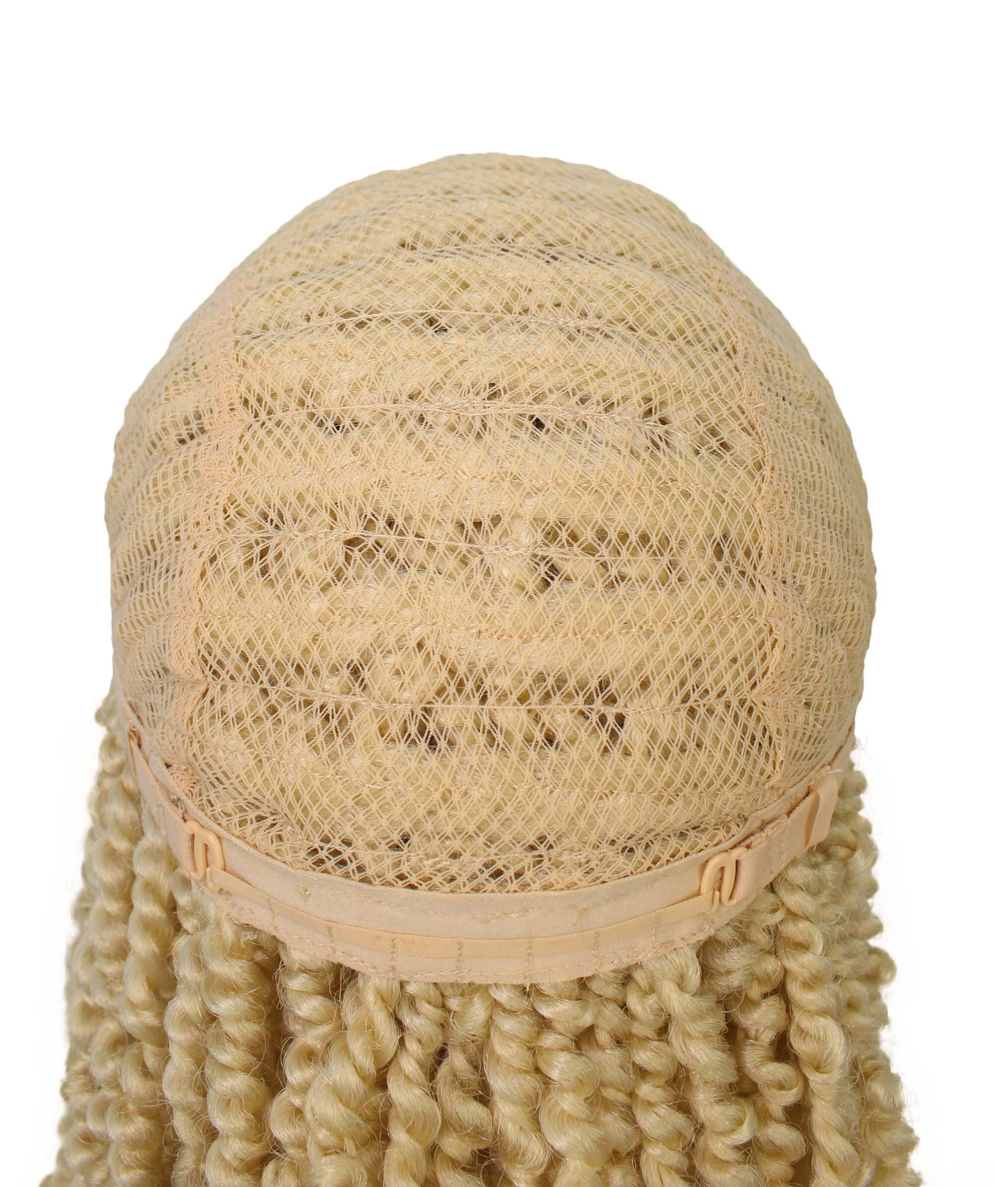 LUXLUXE 16" Passion Twist Lace Front Wig for Black Women | Curly 4×5 Hand-Tied HD Lace Braided Hairline for Party, Wedding, Cosplay & Daily Wear