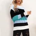 thumbnail image 5 of Besolor Chandails Mignons d'Automne pour Femmes à Manches Longues Col Rond en Tricot, 5 of 5