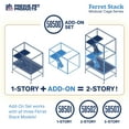 thumbnail image 6 of Prevue Pet Products Ferret Stacking Cage Add-on Unit, Fits Prevue Ferret Stack Cages, 6 of 9