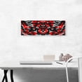 thumbnail image 2 of ARTCANVAS Red Dark Gray Black Camo Panoramic Camouflage Pattern Canvas Art Print - Size: 36" x 12" (1.50" Deep), 2 of 9