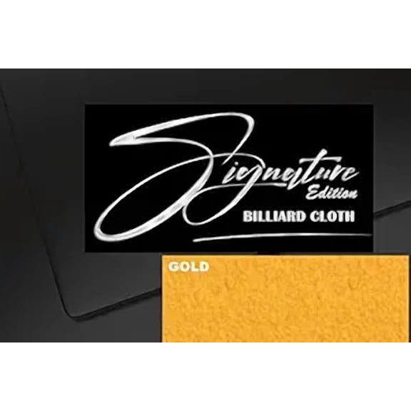 DB Entertainment Company Billiard Pool Table Fabric Cloth Bed and Rails (Gold, 7' Billiard Pool Table Cloth)