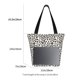 thumbnail image 3 of Balery Heart Leopard Bolsa de Hombro con Diseño, Bolsa Grande y Duradera, Bolsa Versátil para Compras, 3 of 6