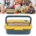 thumbnail image 4 of Fiambrera Bento de 1000 Ml Fiambrera Bento para Niños y Adultos Fiambreras a Prueba de Fugas con 3 Compartimentos Apto para Lavavajillas ANGGREK  Otros, 4 of 8