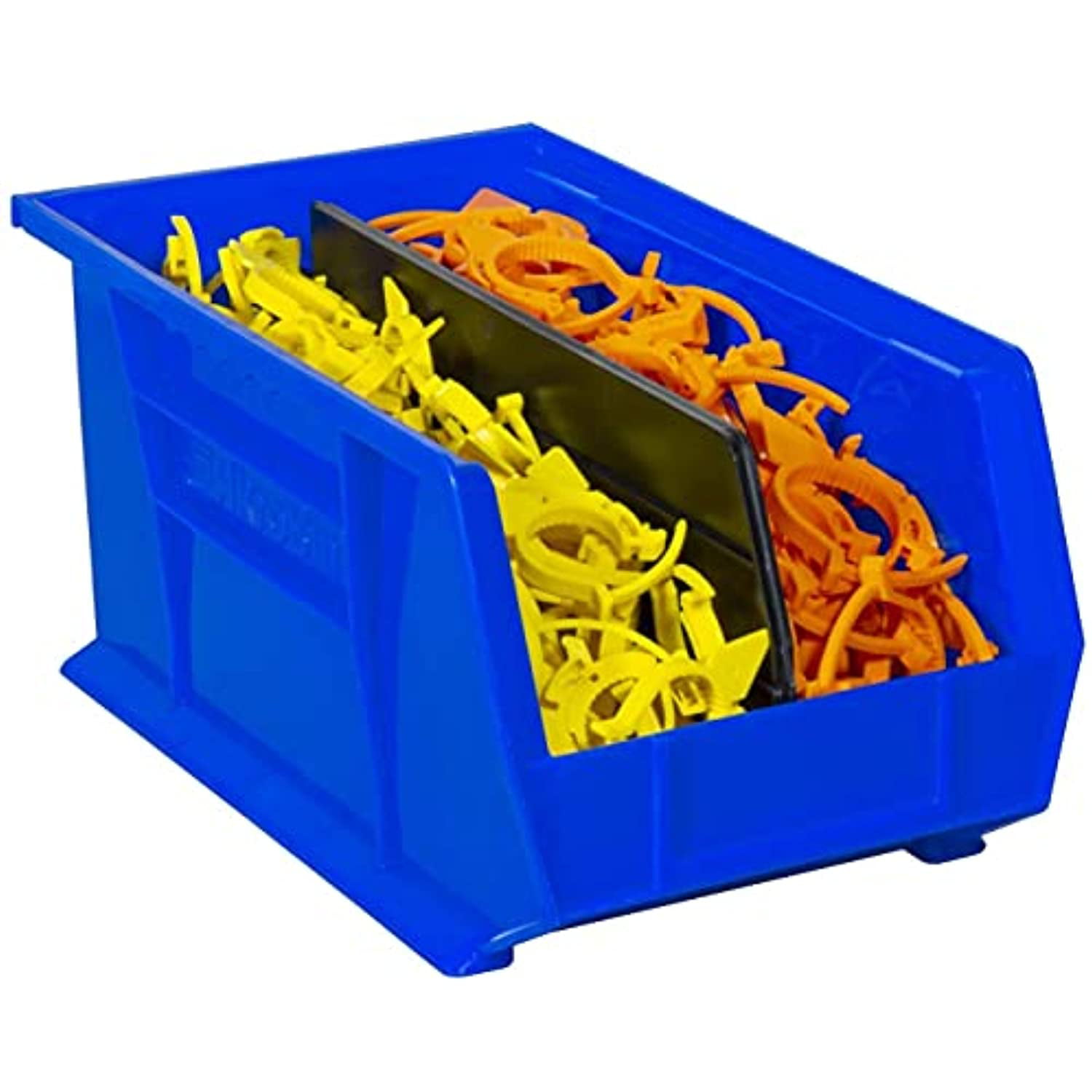 12-Pack Blue Akro-Mils 30240 Plastic Storage Stacking Hanging Akro Bin 15-Inch by 8-Inch by 7-Inch