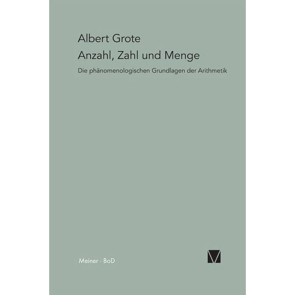 Paradeigmata: Anzahl, Zahl und Menge (Series #3) (Paperback)
