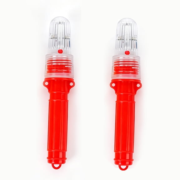 2‑Pack LED Marine Marker Lights, Light‑Sensing Auto Flash Signal Lamp, for Marine Buoy, Boat, Outdoor Night Warning