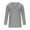 Gray, variant on Qingpeng Men's V Neck Long Sleeve Shirts Casual Cotton T-Shirts Loose Tee Shirts
