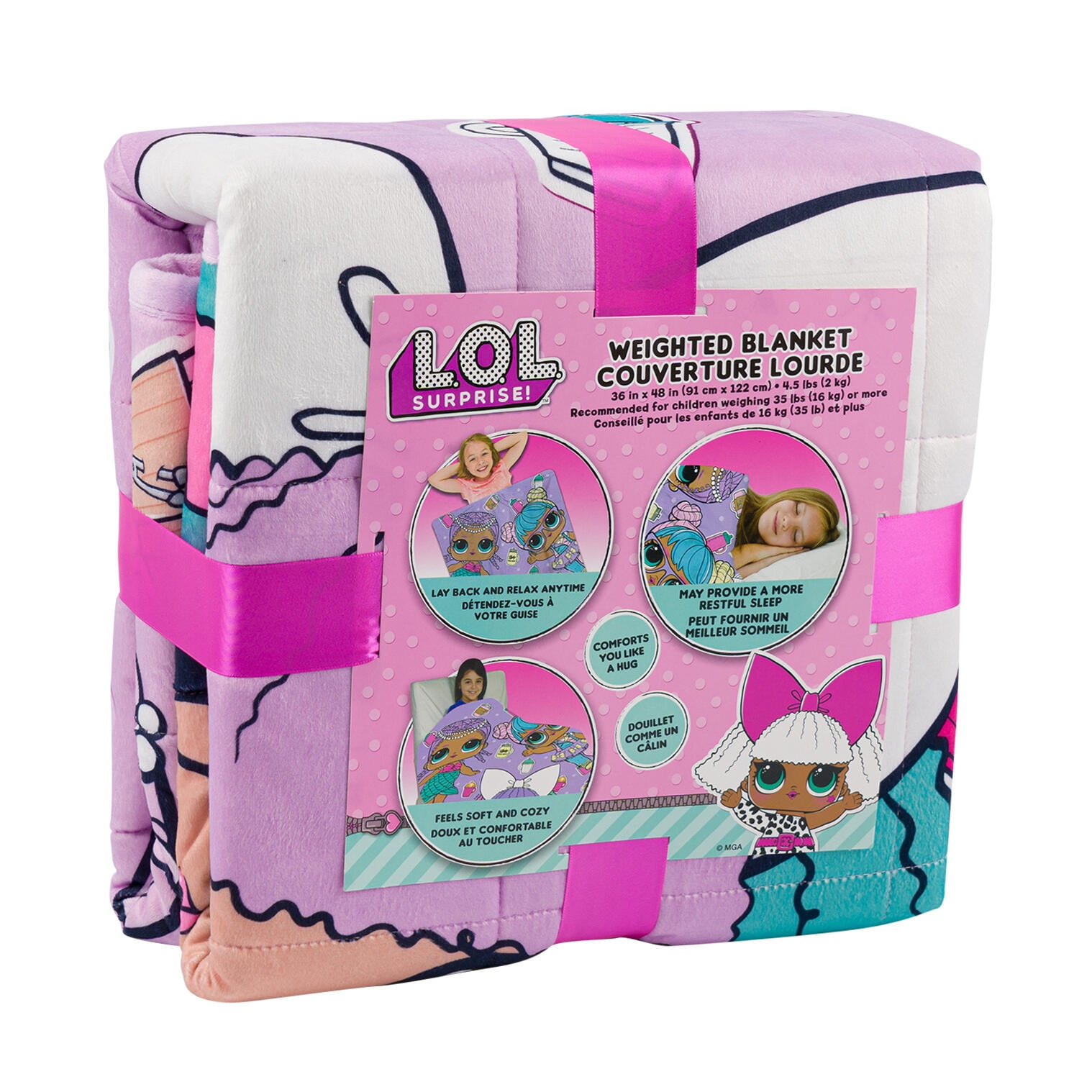 LOL Surprise! Weighted Blanket 36x48"