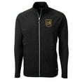 thumbnail image 2 of Men's-Cutter & Buck  Black LAFC Adapt Eco Knit Hybrid Recycled Full-Zip Jacket, 2 of 3