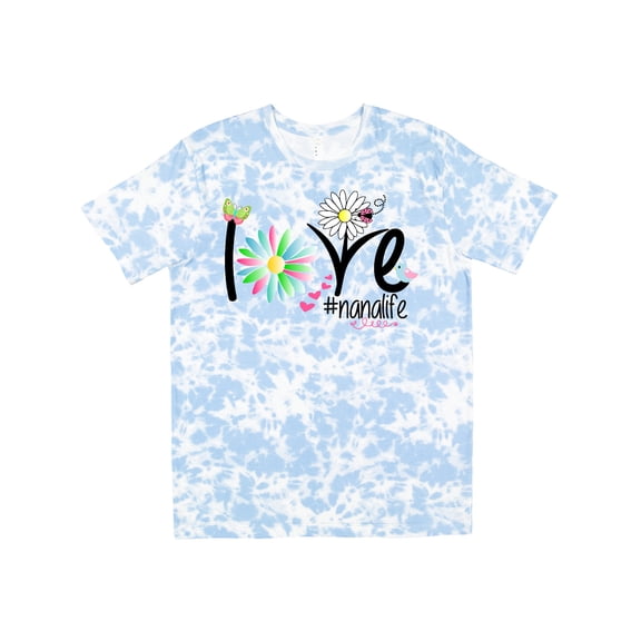 Inktastic Love Nana Life with Flowers T-Shirt