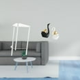 thumbnail image 2 of Mesita de noche,Mesa auxiliar de acrílico transparente,mesa auxiliar transparente de 2 niveles,Mesa pequeña de acrílico,mesita de noche pequeña,compacta,estatua de cisne,Estatuas y figuras, 2 of 8