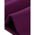 thumbnail image 5 of INSPIRE CHIC Women's Vintage Dress 3/4 Sleeve Wear-to-Work Sheath Dresses XS Dark Purple, 5 of 6