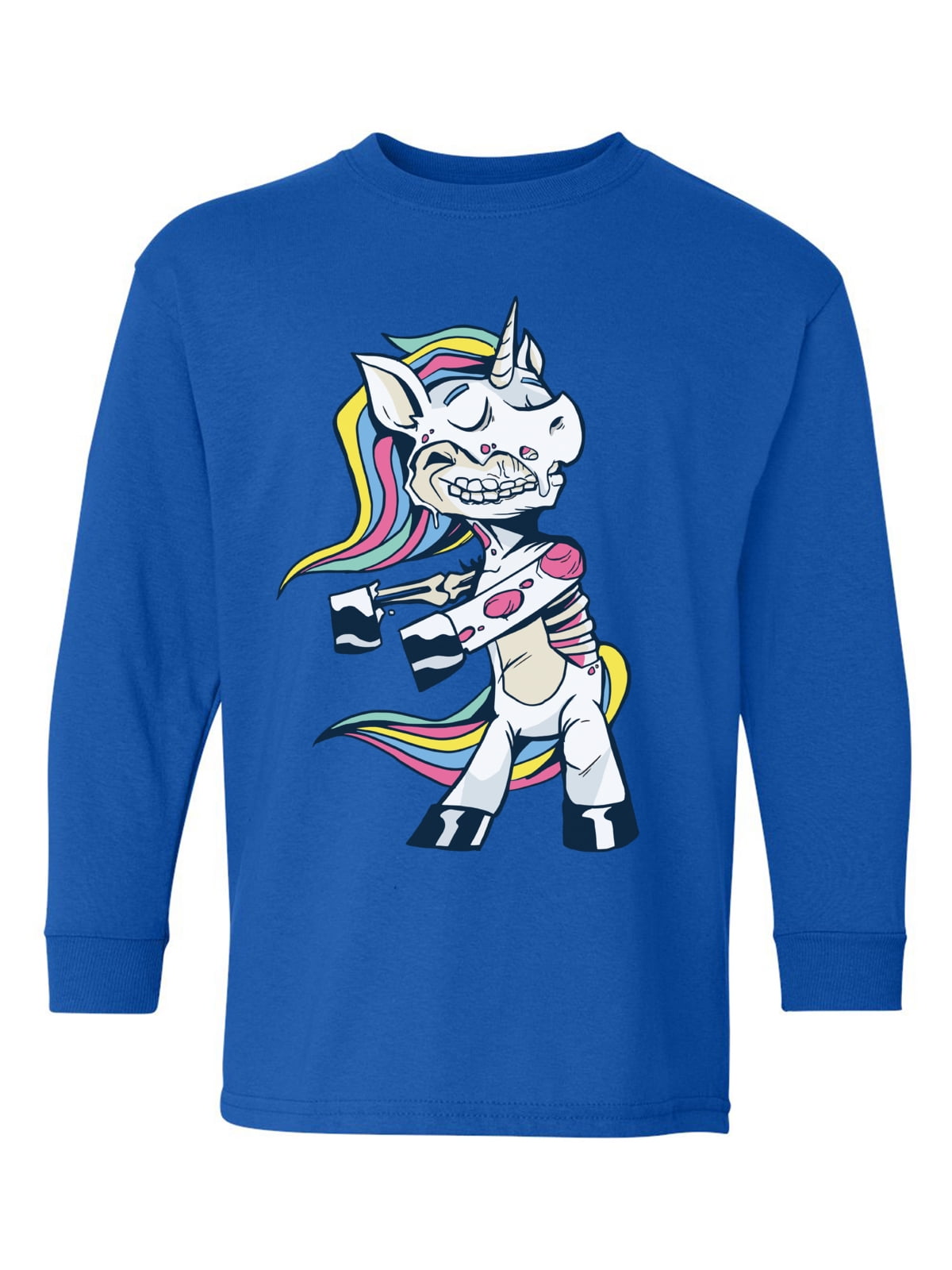 Awkward Styles Halloween Hoodie Zombie Unicorn Hooded Sweatshirt