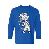 Awkward Styles Halloween Youth Sweatshirt Zombie Unicorn Crewneck Tee for Kids