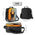 thumbnail image 3 of Cauagu Colorful Painted Duck Insulated Lunch Bag - Reusable Lunch Box Thickened Thermal Leakproof Lunch Tote Bag for Adult Office/Travel Picnic, 3 of 7