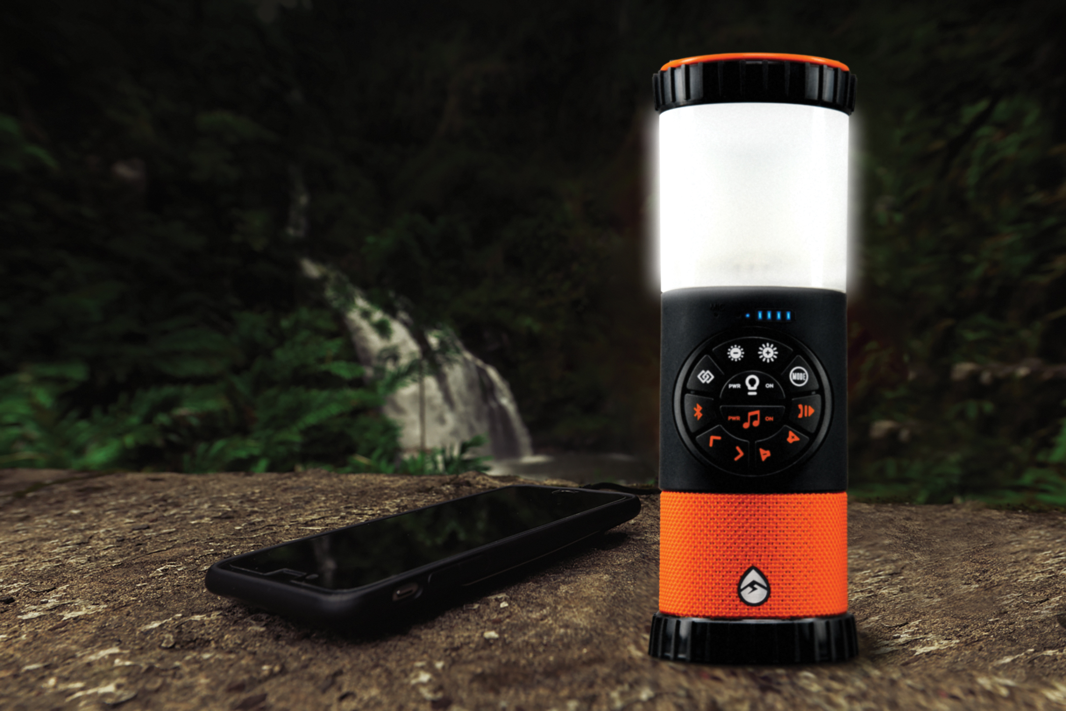 EcoXGear EcoLantern 400 Lumen Wireless, LED Bluetooth, Waterproof Light Lantern - image 4 of 7