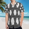 thumbnail image 5 of High Quality Hawaiian Shirts for Men Short Sleeve Aloha Beach Shirt Floral Summer Casual Button Down Shirts Blouses 4EBX8A, 5 of 7