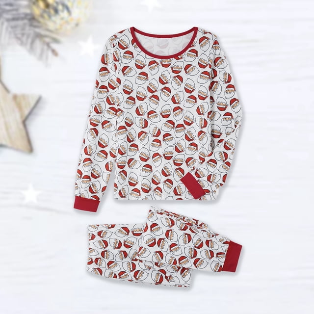 Conjunto de pijamas de Navidad para padres e hijos Conjunto de vacaciones de Navidad a juego 2 piezas Trajes familiares FLhrweasw Nuevo