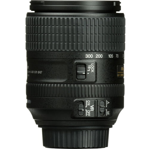 Nikon 18-300mm f/3.5-6.3G VR DX ED AF-S Nikkor-Zoom Lens for Wide