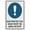 Warning Sign 5, variant on Metal Tin Signs Suspended Load 8"x12" Rust Free Aluminum, Printed With Professional Graphics Easy To Mount, Indoor & Outdoor Use, Suspended Load Marker