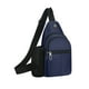 thumbnail image 2 of Xihbxyly Mochila Bandolera Ligera, Diseño con Orificio para Auriculares, Tamaño Compacto, Versátil para Deportes Al Aire Libre, Correa Ajustable, Senderismo, Ciclismo, Viajes, 30 X 18 X 6 Cm, 2 of 6