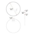 thumbnail image 2 of Rond mirror with aluminum frame 31 1/2-in. (80 cm), 2 of 3