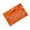 Orange, variant on Fareti Three Hole Pencil Pouch 10x7 Inch, Detachable Binder Folder for Pens Markers Erasers, Large Capacity Stationery Bag