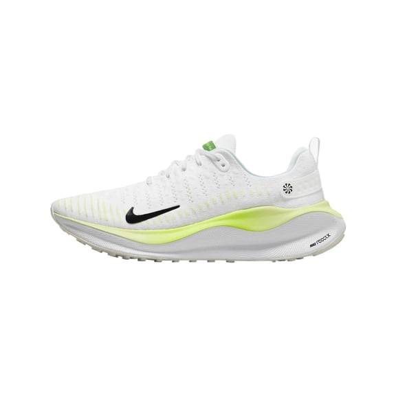Nike InfinityRN 4 Men's Road Running Shoes (DR2665-101, White/Light Lemon Twist/Volt/Black) Size 9