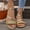 Gold, variant on Women's Leather Crossing Ankle Straps Sandals Flat Open-toe Summer Flat Shoes Silver 7(39)