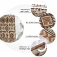 thumbnail image 3 of Brown Southwestern Bathroom Shower Curtains with 12 Hooks Waterproof Shower Curtain for Stalls and Bathtubs Ethnic Tribal Art Geometric Abstract Decorative Bathroom Privacy Curtain 36x78 Inches, 3 of 9