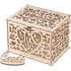 thumbnail image 1 of Caja para tarjetas de boda GLM, decoraciones rústicas para bodas y decoraciones para bodas en el campo, recepción de bodas, despedida de soltera y caja para tarjetas de aniversario (marrón) Zhivalor HMHZ1115, 1 of 2