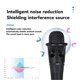 thumbnail image 2 of Wired Handheld Condenser Microphone Noise Reduction Shielding Effect 3.5mm Microphone for Karaoke, 2 of 4