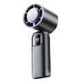 thumbnail image 2 of Deeceymbur Mini Portable Handheld Fan 5m s Strong Wind 5 Speed Adjustable USB C Ice Cyan for Travel Office Personal Cooling, 2 of 6