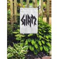 thumbnail image 2 of KDAGR Text Glam Metal Emblem Label for Signage and Stamps 80S Garden Flag Decorative Flag House Banner 12x18 inch, 2 of 2