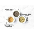 thumbnail image 4 of Organic Chia, Flax, and Hemp Seeds Mix, 7 Ounces - Non-GMO Blend - by Food to Live, 4 of 6