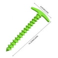 thumbnail image 3 of ETHIKA Outdoor Camping Peg Screw Anchor Stakes, Hiking Tent Pins, Windproof Tent Accessories, Heavy Duty Tent Nails for Snow Ground and Mud Ground Green, 3 of 6