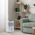 thumbnail image 4 of Amana 48 Pt 1,800 Sq Ft Dehumidifier in White - Adjustable Humidistat, Automatic Shut-off, 4 of 11