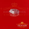 thumbnail image 4 of King of Bling's 4.82ct White Cubic Zirconia 925 Sterling Silver Bridal Fashion Womens Ring SZ 7, 4 of 11