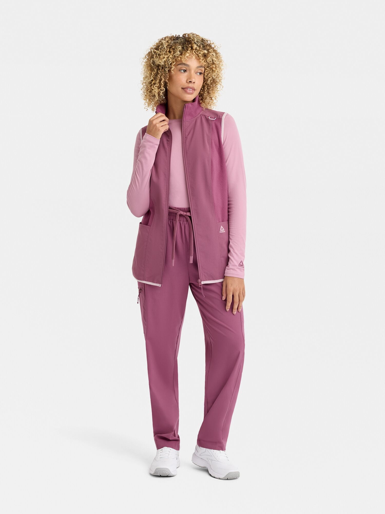Reebok Women’s Tech Comfort Scrub Vest with 6 Pockets, Sizes S–3XL