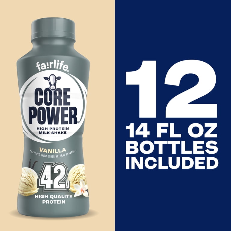 vanillacooky  Core Power Vanilla 42g High Protein Shake Bottle Same-Day Delivery