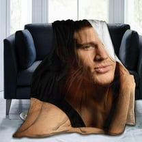 Channing Tatum Blanket Bedding Fleece Blanket Soft Throw Blankets Lightweight Anti-Static Blanket - 3 Sizes