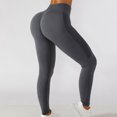 thumbnail image 6 of Leggings for Women Tummy Control Butt Lifting Yoga Pants Compression Workout Leggings High Waisted Tights with Pockets, 6 of 9