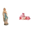 thumbnail image 1 of Figura de María Deer durmiendo, , de resina, obra de arte decorativa para escritorio, escultura de Lutera, artesanía de mesa, hogar,, 1 of 8