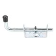 thumbnail image 5 of 2pcs Silver Tone 126mm Car Trailer Galvanized Spring Loaded Latch Lock Pin Barrel Bolt with Grip, 5 of 6