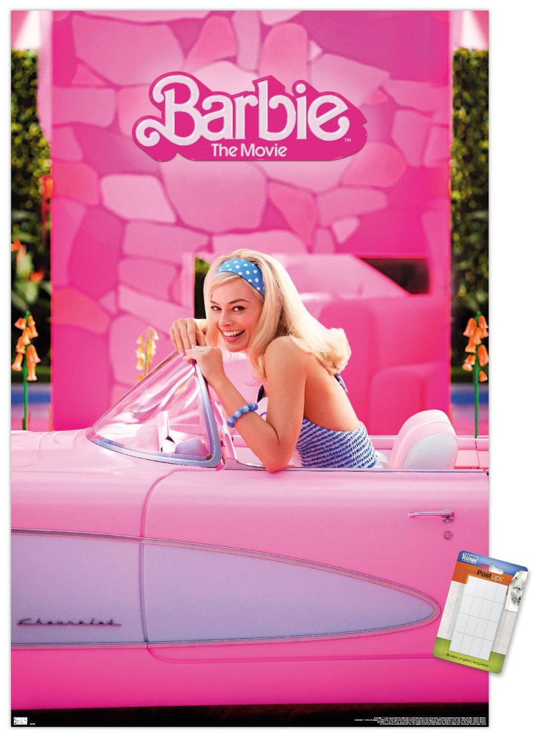 Mattel Barbie: The Movie - Barbie Car Wall Poster, 22.375" x 34"
