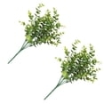 thumbnail image 1 of Inteprter 2 piezas de eucalipto artificial simulación de plástico aspecto vívido plantas de follaje boda jardín fiesta balcón Decoración, 1 of 6