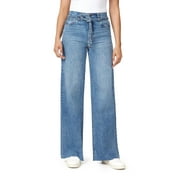 kensie Jeans for Women The Carla High-Rise Belted Wide Leg 32-inch Inseam, Melbourne, 8