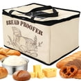 thumbnail image 2 of Charefin Foldable Bread Proofer with Heating - Bread Proofing Bag with Temperature Controller & Stainless Steel Grid, for Sourdough, Bread, Pizza Dough, Home Baking, 2 of 10