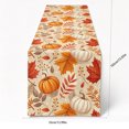 thumbnail image 4 of Halloween Sale Clearance!Fall Decorations for Home, Thanksgiving Flag Fall Pumpkin Maple Leaf Kitchen Party Tablecloth, 4 of 7